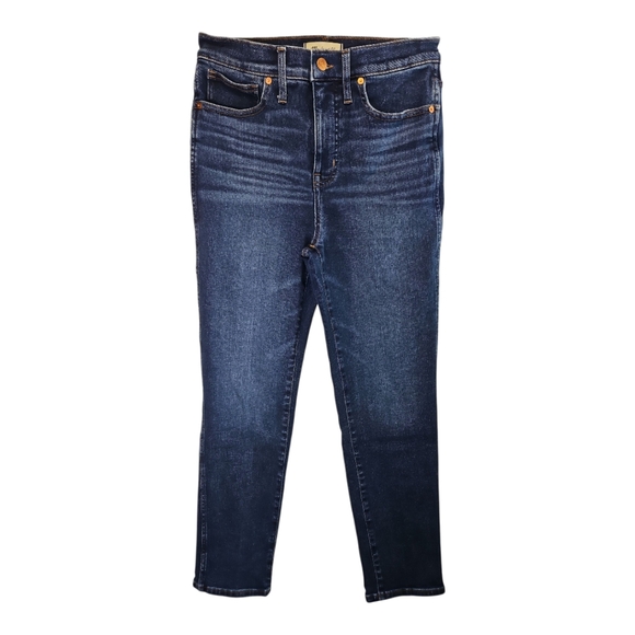 Madewell Stovepipe Cotton Blend Blue Jeans Size 28 - Picture 2 of 10